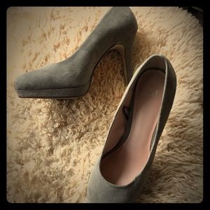 Sage Suade heels